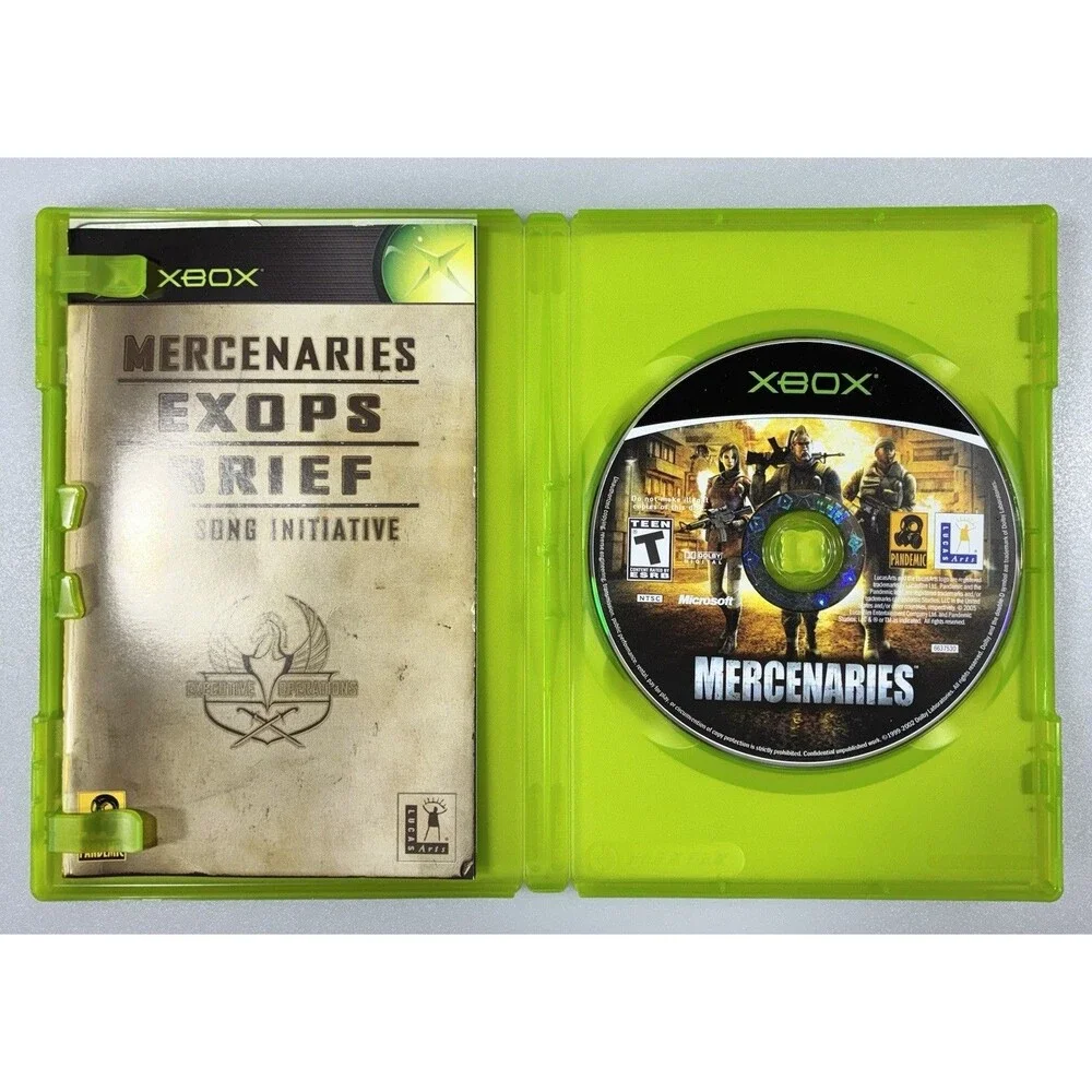 Mercenaries: Playground of Destruction Xbox 2005 Complete with Manual Tested